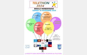 TÉLÉTHON BOULE HENDAYAISE