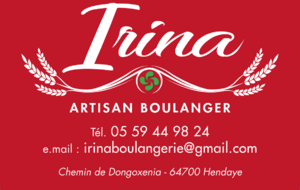 IRINA ARTISAN BOULANGER 