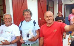 Jeudi 14 août 
1. Guy Aurines
2 Xaby Arotcarena
3 Robert Piva