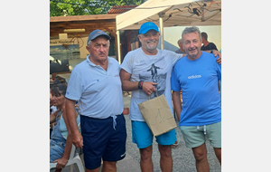 Jeudi 23 juillet 
1. Fred Labadie
2. Guy Haurine
3.Guy Legal