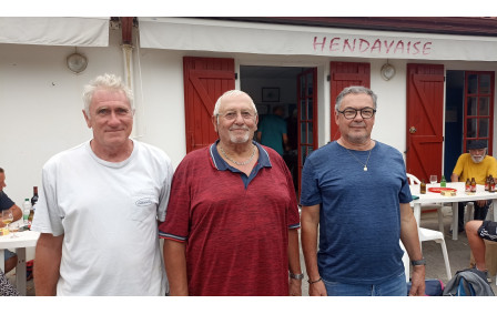 Jeudi 30 juillet
1. Bernard Martinez 
2. Dufour Guy
3. Bassauri Patrick